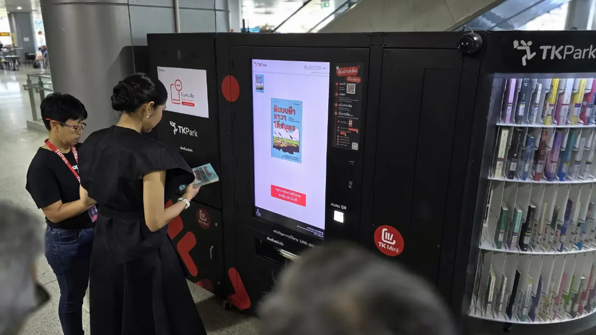 ยืม-คืน ‘หนังสือ’ ไปอ่านระหว่างเดินทางได้ง่าย ๆ กับ ตู้ 'TK Mini' ที่ สถานีกลางกรุงเทพอภิวัฒน์