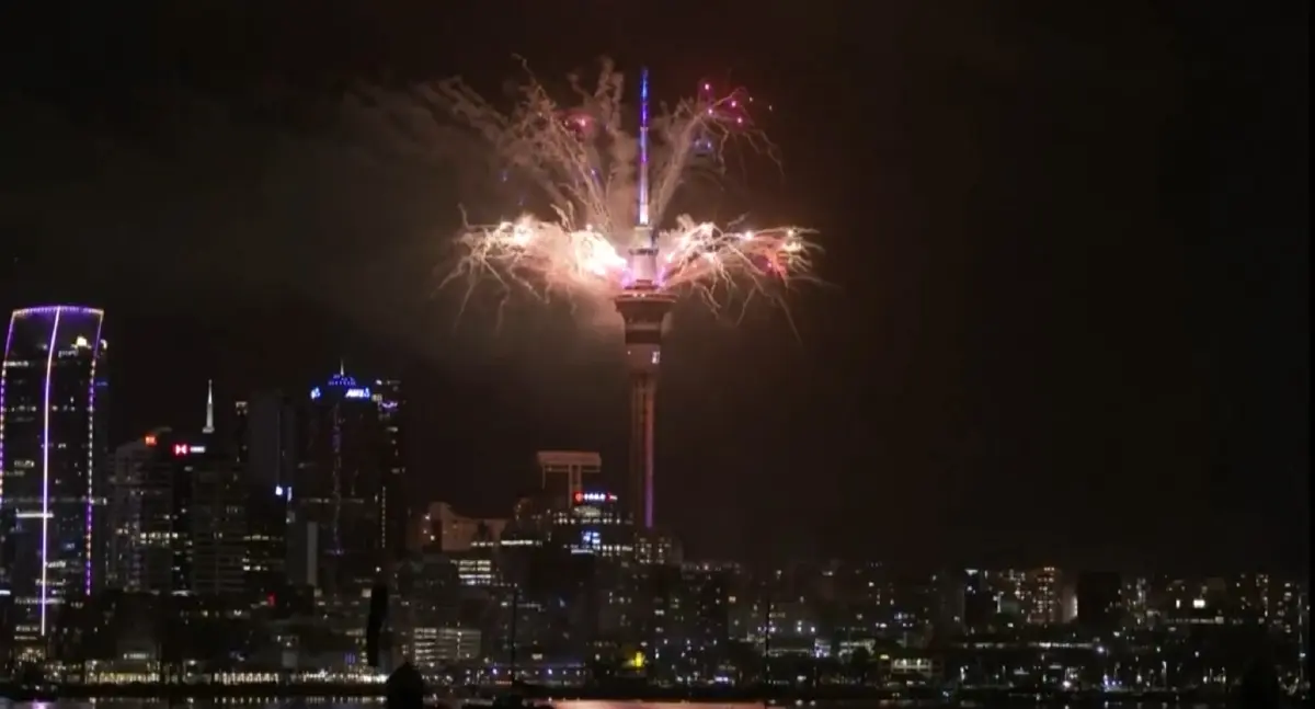 สวัสดีปีใหม่ 2026 นิวซีแลนด์ จุดพลุฉลองที่แรกของโลก