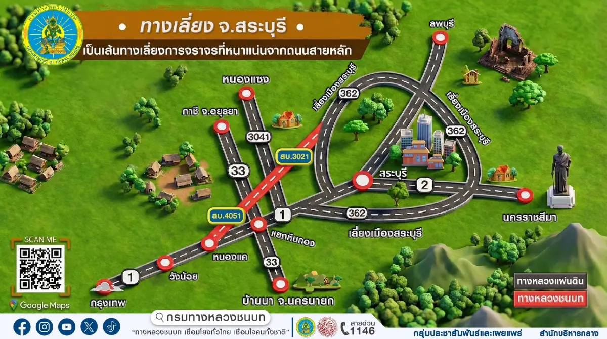 ทช.แนะ 7 ทางเลี่ยง 'หนีรถติด' วางแผนก่อนเดินทางปีใหม่นี้