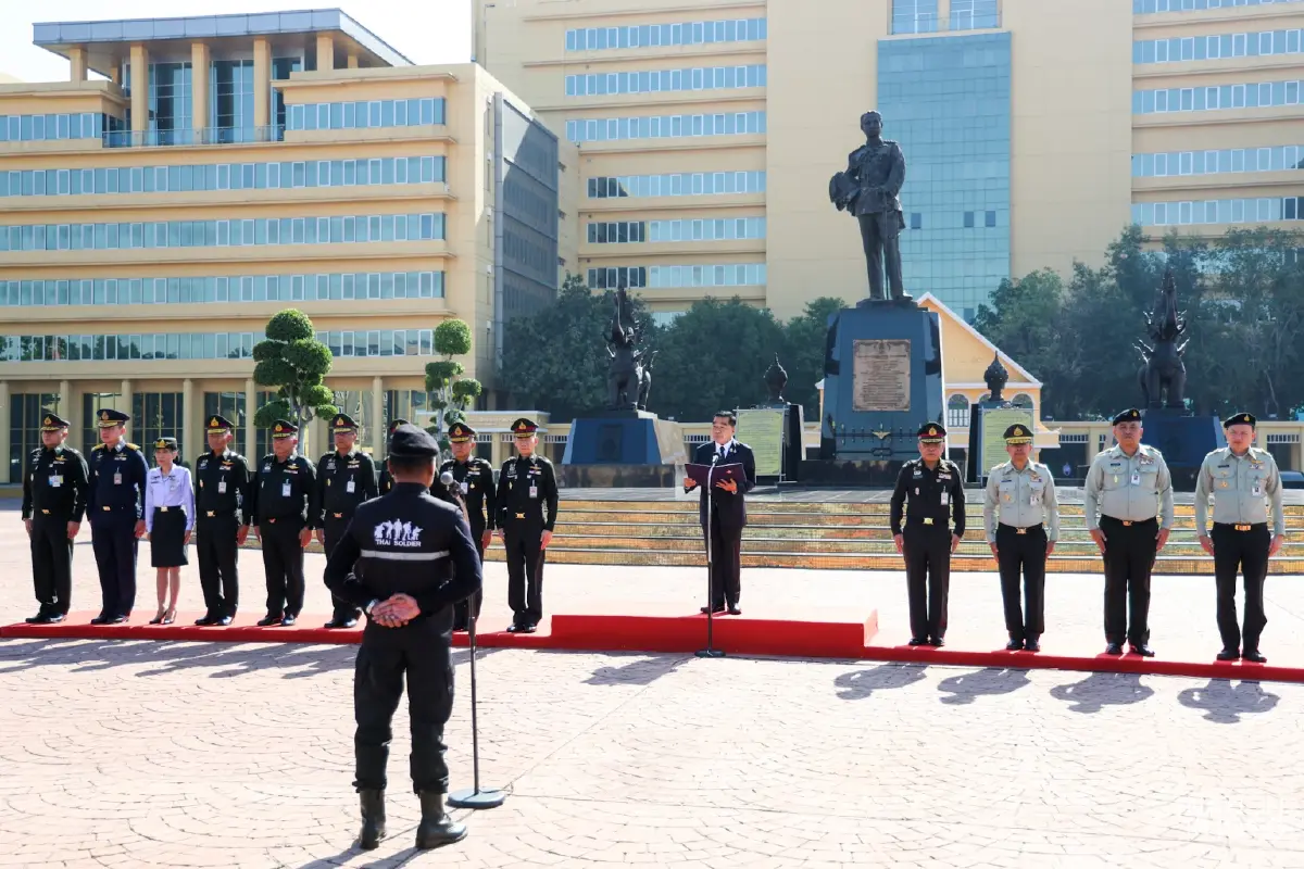 'ทหารผ่านศึก' แสดงพลังให้กำลังใจทหารกล้า-ปชช. ชายแดนไทย-กัมพูชา