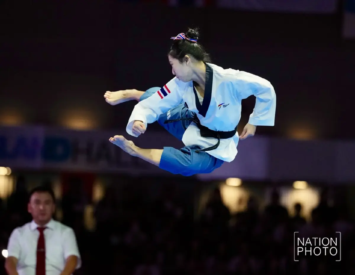 นาโน วัชรกุล เทควันโดหญิง คว้าเหรียญทองแรกให้ทัพไทย ซีเกมส์ 2025