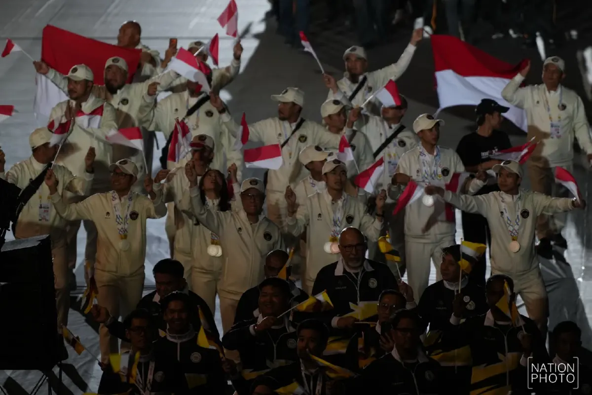 ชมภาพ พิธีปิดซีเกมส์ 2025 ไทยครองเจ้าเหรียญทอง - มาเลเซียรับไม้ต่อเจ้าภาพปี 2027