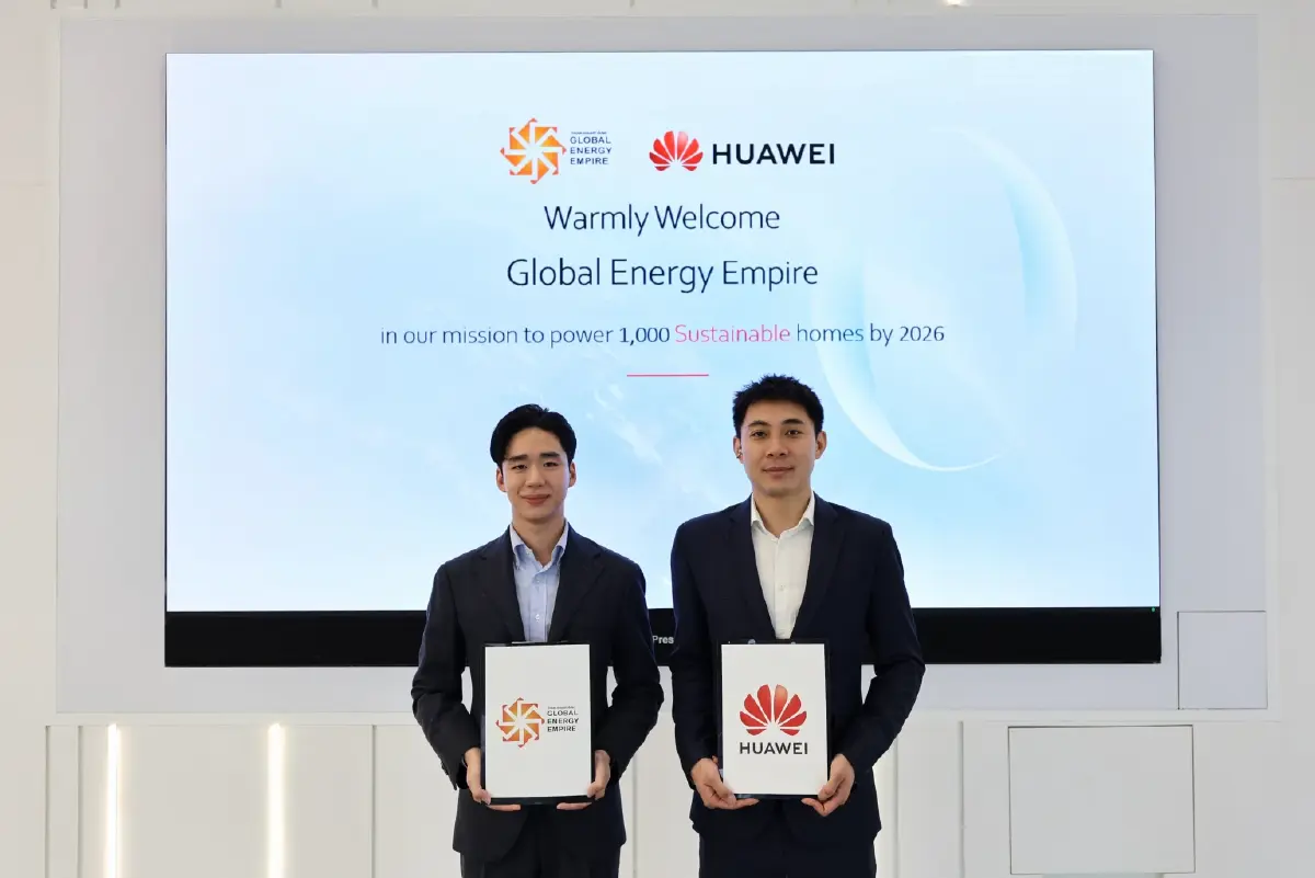 GEE Solar จับมือ Huawei รุกตลาดโซลาร์บ้าน มุ่งเป้า 1,000 หลังภายในปี 69