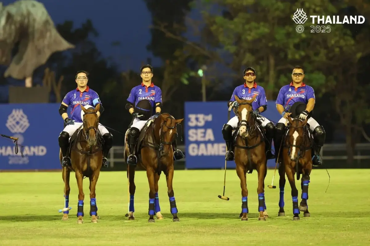 ‘อัยยวัฒน์-อภิเชษฐ์’ แห่ง ‘คิง เพาเวอร์’ นำทีมขี่ม้าโปโลไทย คว้าทองประวัติศาสตร์ เพื่อประเทศและคุณพ่อ ‘เจ้าสัววิชัย’