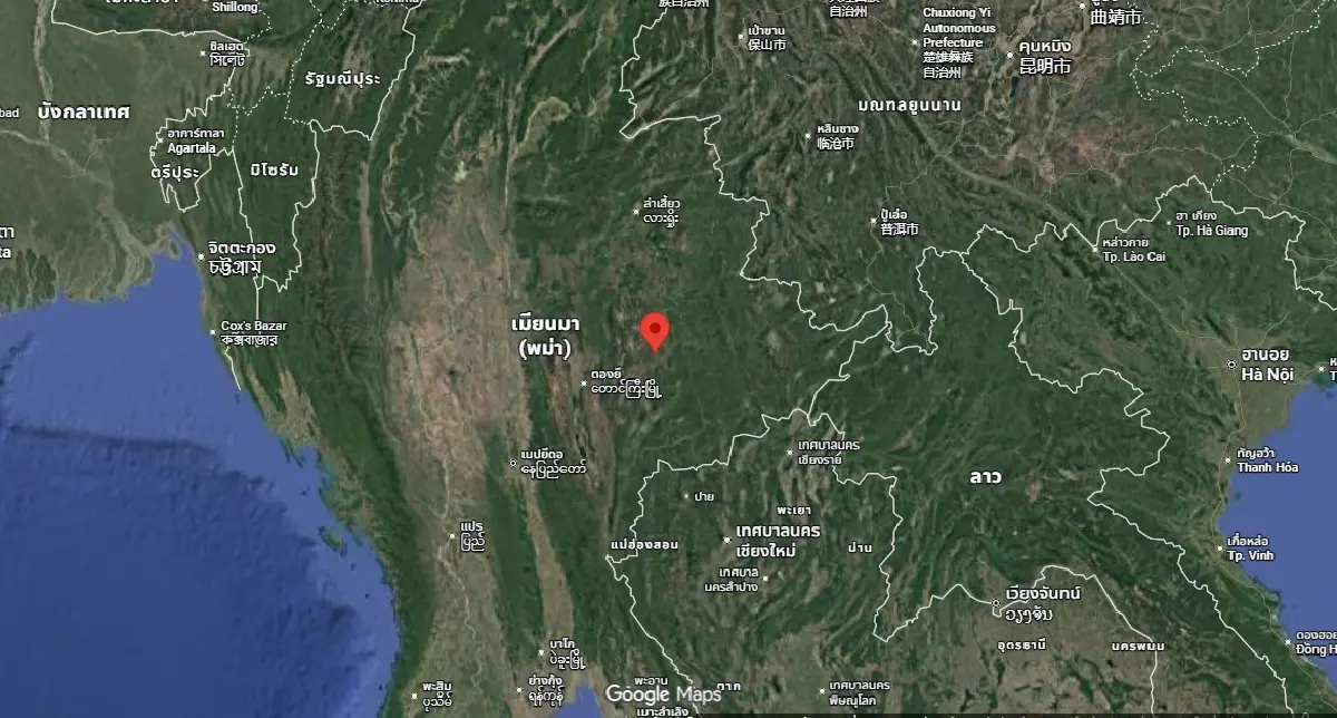 พบแผ่นดินไหว 2 ครั้งติด เมียนมา-ลาว สั่นใกล้ไทย แม่ฮ่องสอน-น่าน