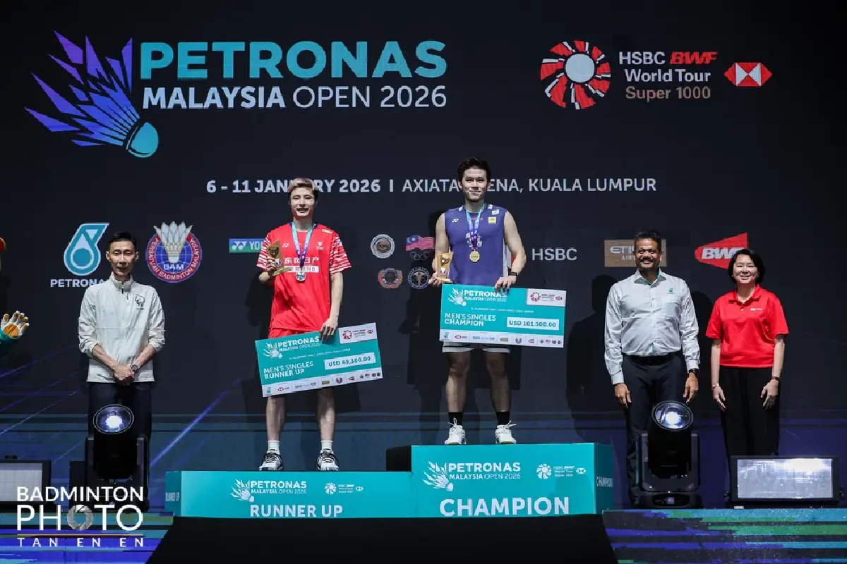 'วิว กุลวุฒิ' สยบมือ 1 โลก คว้าแชมป์มาเลเซีย โอเพ่น 2026 ซูเปอร์ 1000
