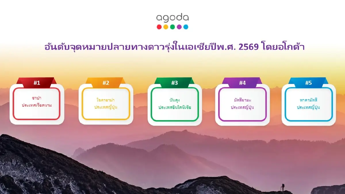 Agoda เปิดโผ ‘เกาะช้าง’ ขึ้นแท่นจุดหมายปลายทางดาวรุ่ง ‘อันดับ 1’ ในไทย