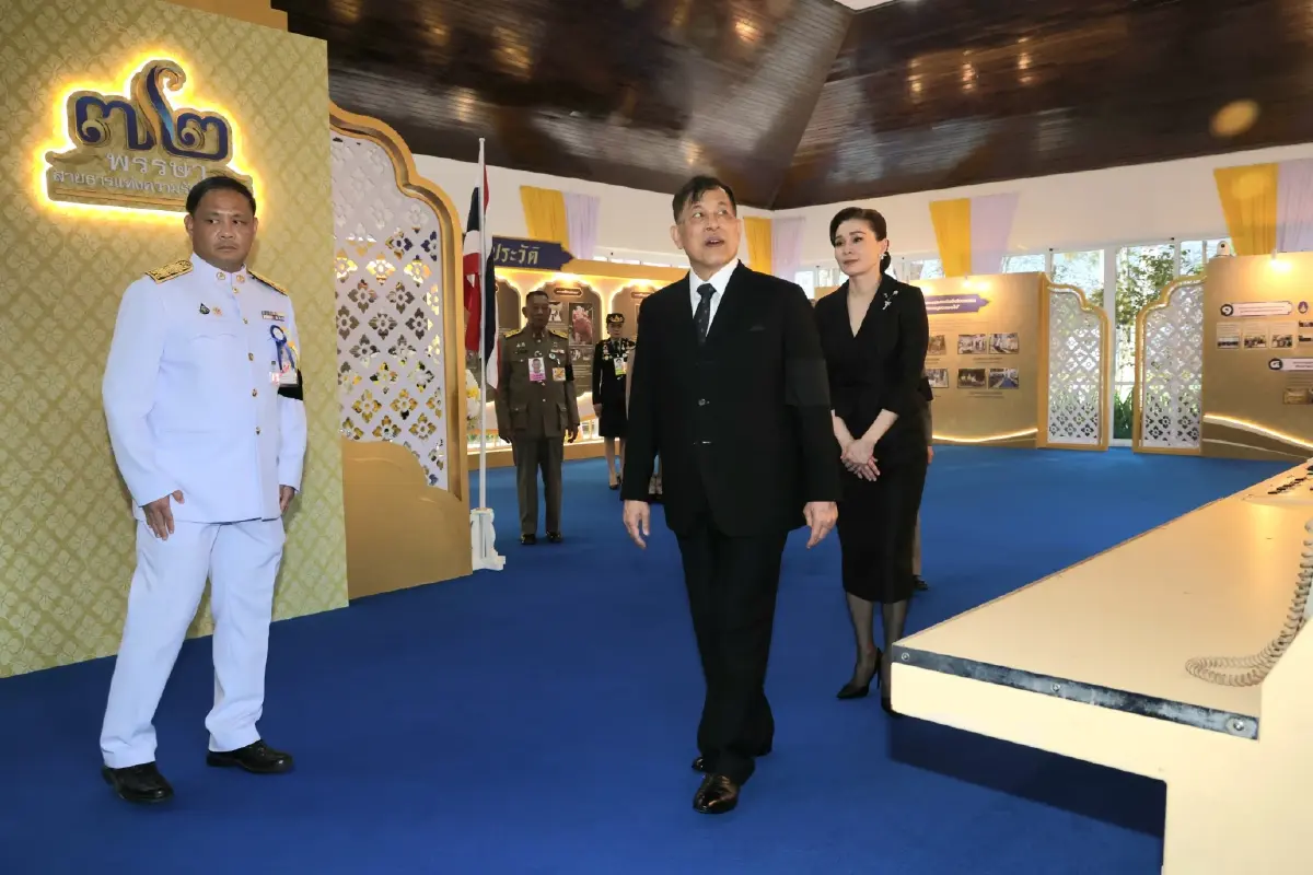 ในหลวง-พระราชินี ทรงเปิดสวนสุขภาพสราญจิต ณ เขื่อนวชิราลงกรณ