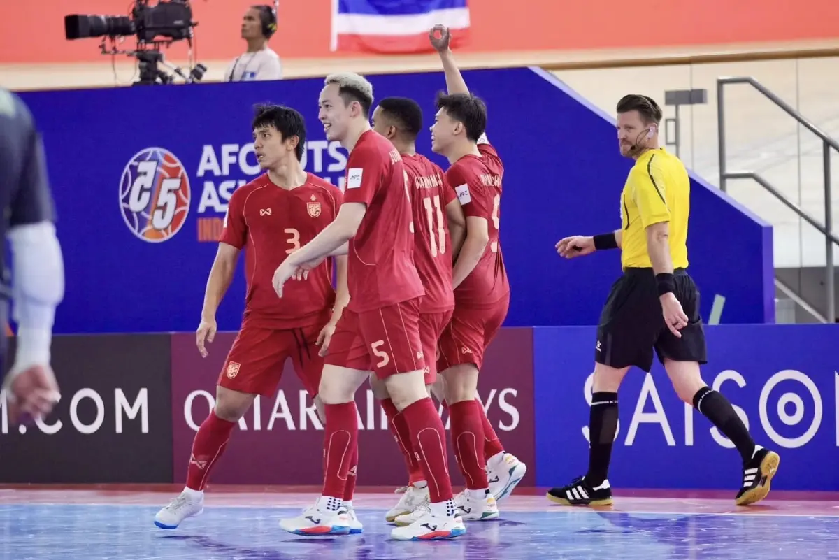 ผลฟุตซอลวันนี้ 'ฟุตซอลไทย' ชนะ 'คูเวต' 6-1 ลิ่วน็อคเอาท์ ชิงแชมป์เอเชีย 2026