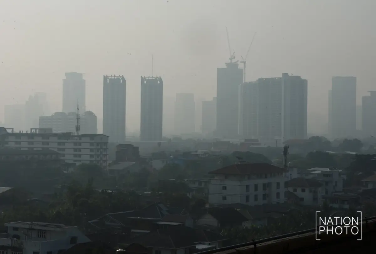 กรุงเทพฝุ่นเยอะไม่ไหว แดงเดือด ฝุ่นPM2.5 แรงมาก บางรัก-ลาดกระบัง