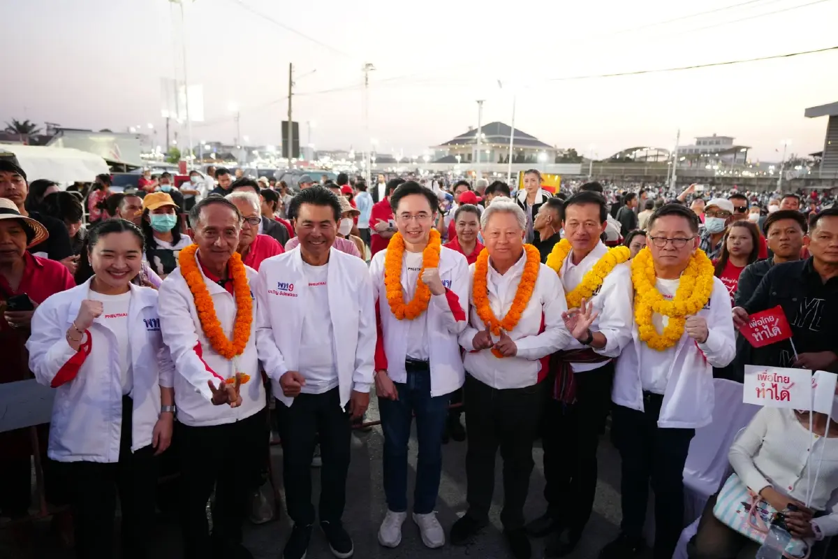 พท.ปราศรัยโคราชโชว์ไทม์ไลน์นโยบายทำทันที หาก ’ยศชนัน‘เป็นนายกฯ