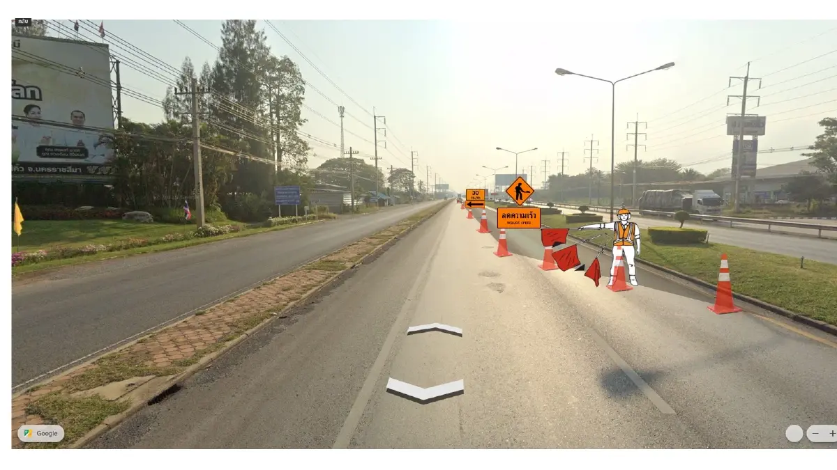 เช็กเส้นทาง ปิดถนนมิตรภาพ ขาออก งานก่อสร้างแบริเออร์ คาด รถติด