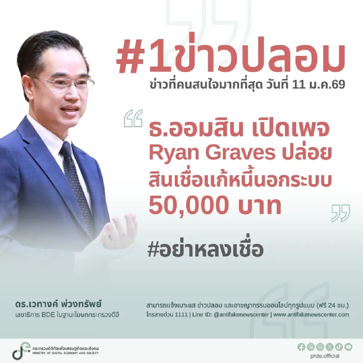 ออมสิน แจงแล้ว กรณีปล่อยเงินกู้ออนไลน์ สินเชื่อแก้หนี้นอกระบบ 50,000 บาท