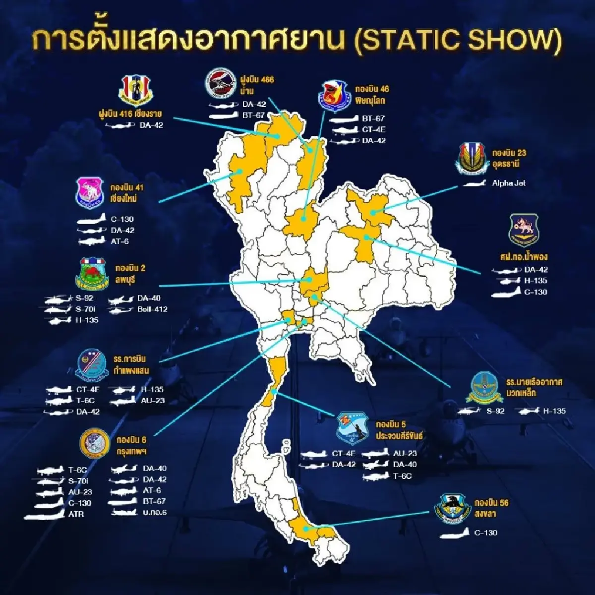 เที่ยววันเด็ก 2569 กองบิน 41 ขนเครื่องบินโชว์แสนยานุภาพ แจกของขวัญ