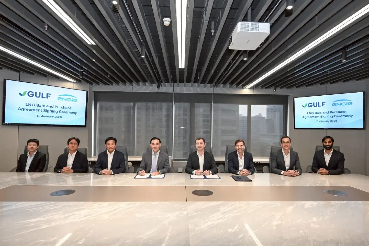 'กัลฟ์-เอ็นจี' ลงนามซื้อขาย LNG ระยะยาว 15 ปี ปูทางความมั่นคงพลังงานสะอาด