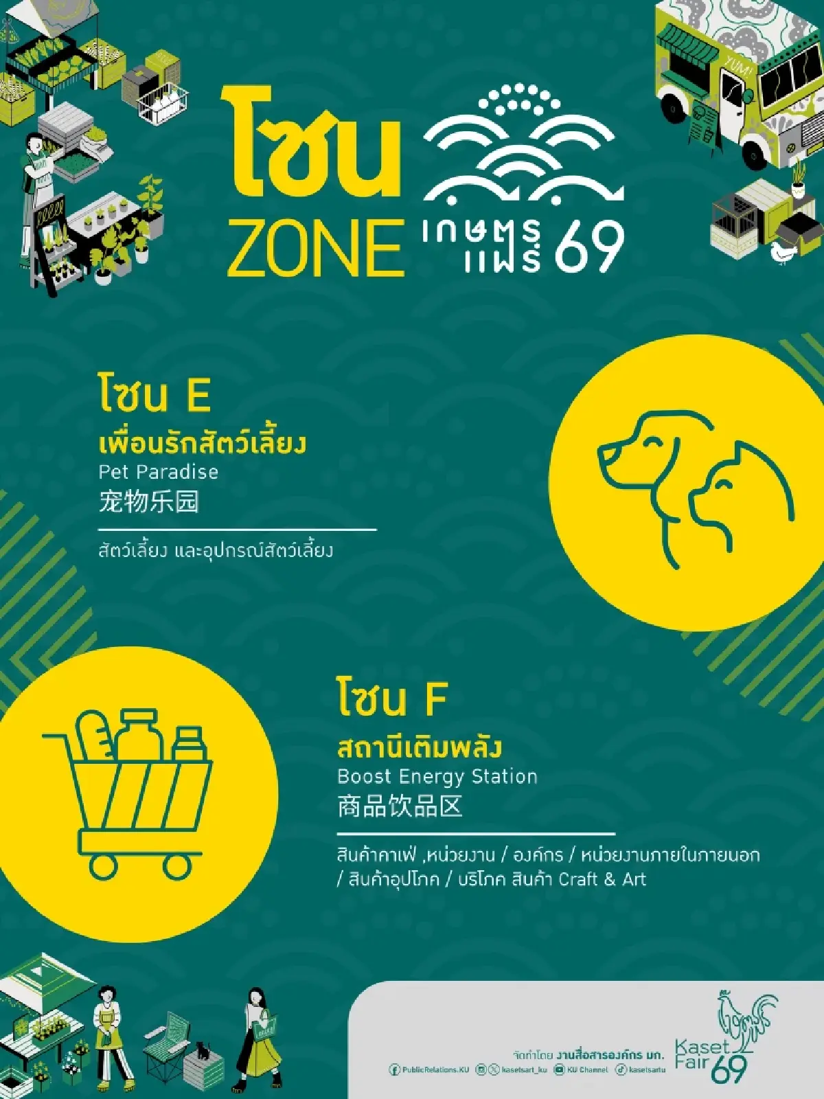 เริ่มแล้ว! งานเกษตรแฟร์ 2569  เช็กโซนของกิน ช้อปของถูก วิธีเดินทาง