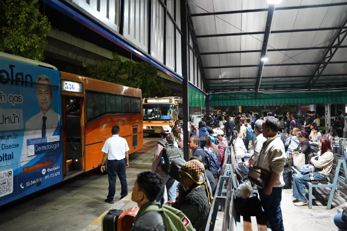 บขส.สรุปยอดเดินทางปีใหม่ 10 วัน ผู้โดยสารใช้บริการกว่า 1.2 ล้านคน