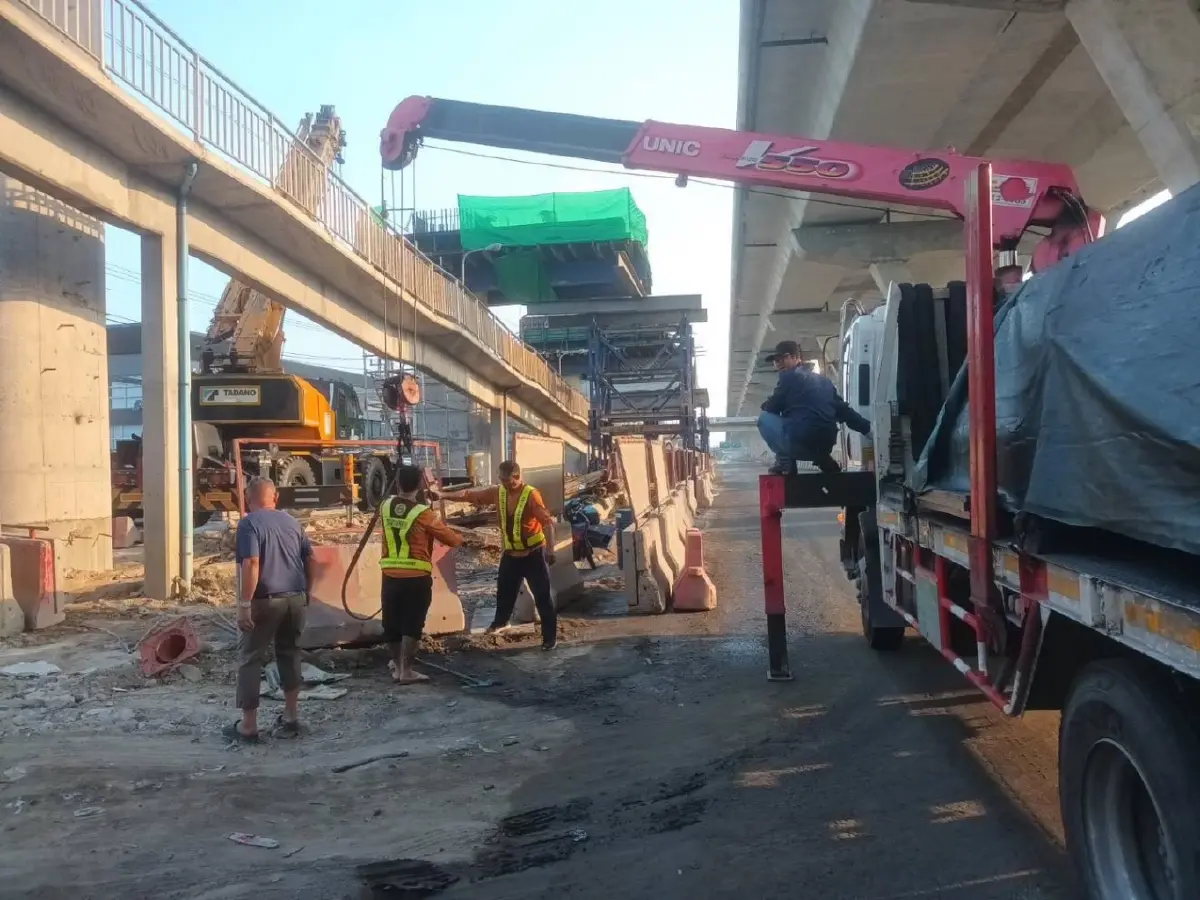 คืบหน้า ถนนทรุดตัว พระราม 2 วิบัติ ประกาศฉุกเฉิน น้ำไม่ไหล สมุทรสาคร