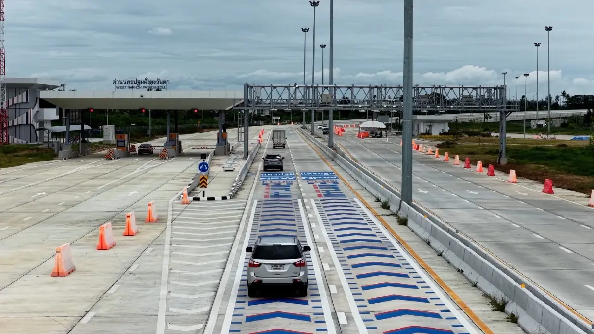 ‘มอเตอร์เวย์ M81’ บางใหญ่ – กาญจนบุรี เริ่มเก็บค่าผ่านทาง คืนนี้