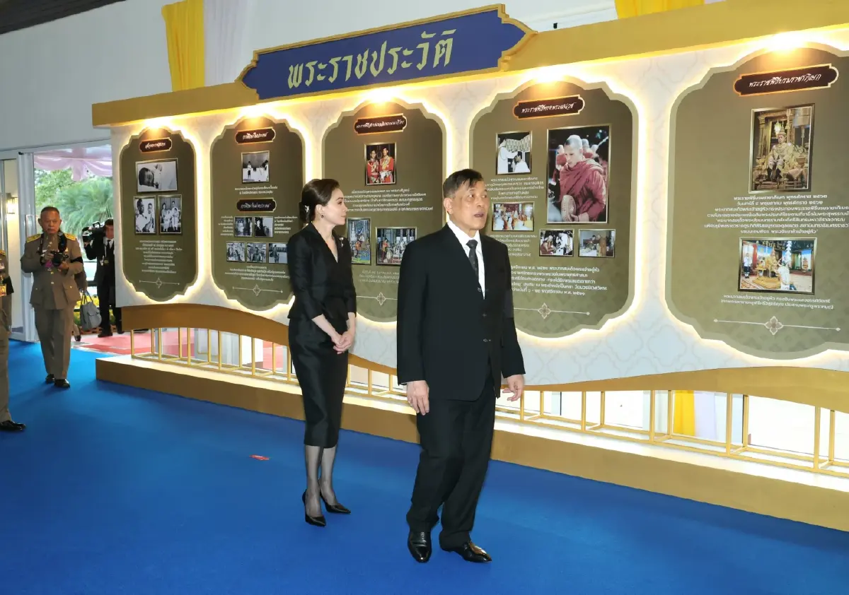 ในหลวง-พระราชินี ทรงเปิดสวนสุขภาพสราญจิต ณ เขื่อนวชิราลงกรณ