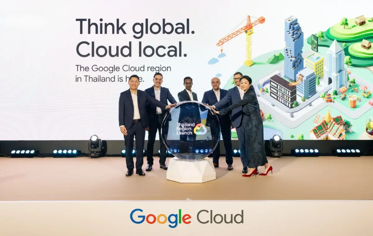 Google คิกออฟ 'Cloud Region' ในไทยคาด 5 ปี สร้างมูลค่าเศรษฐกิจ 1.4 ล้านล้านบาท