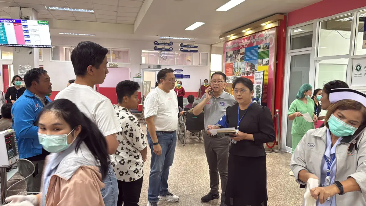 ‘เพื่อไทย’ ส่ง ‘ประเสริฐ’ เร่งประสานช่วยเหลือผู้บาดเจ็บเครนถล่ม