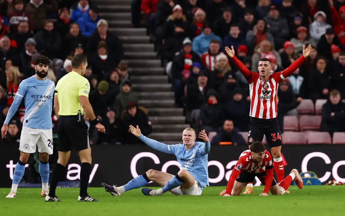 ผลบอลสด ซันเดอร์แลนด์ 0-0 แมนซิตี้ ตารางคะแนน พรีเมียร์ลีก อังกฤษ