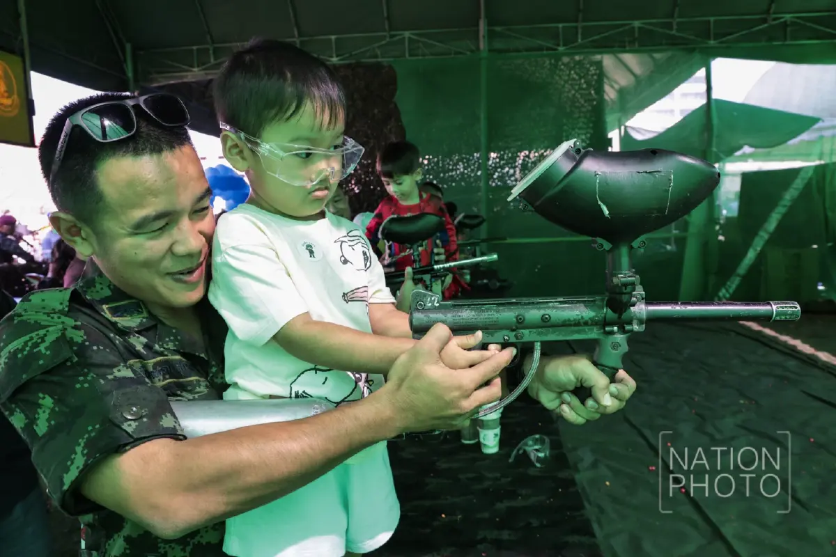วันเด็ก ทบ. คึกคัก! จัดแสดงยุทโธปกรณ์ให้เด็กเรียนรู้ภารกิจ ปลูกฝังวินัยความรักชาติ