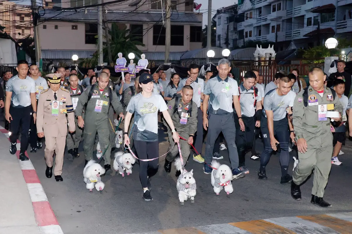 พระราชินี ทรงร่วมเดิน Run for Wheels #5 พร้อมสุนัขหลวงวินเทอร์