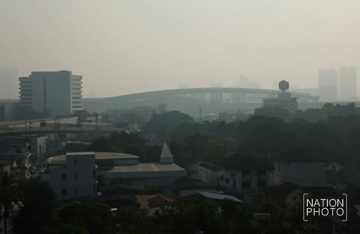 กรุงเทพฝุ่นเยอะไม่ไหว แดงเดือด ฝุ่นPM2.5 แรงมาก บางรัก-ลาดกระบัง