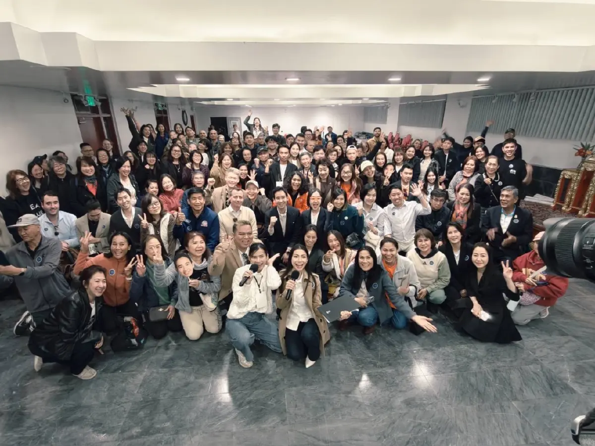 'พิธา' ขอโทษวาทกรรม 'ทหารมีไว้ทำไม' ทัวร์แอลเอ ปลุกคนไปเลือกตั้ง