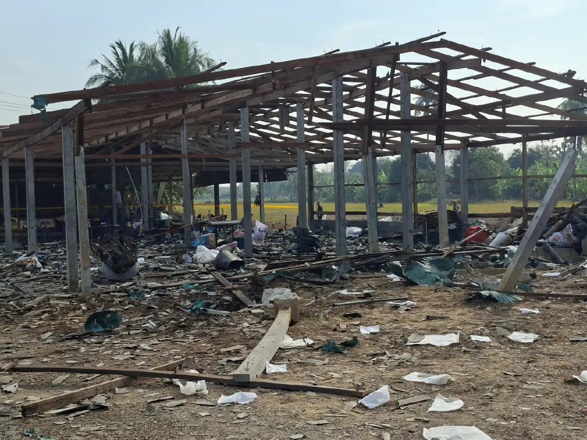 คืบหน้าเหตุ โรงงานพลุระเบิดสุพรรณบุรี คนเสียชีวิต 1 บาดเจ็บ 3 ราย