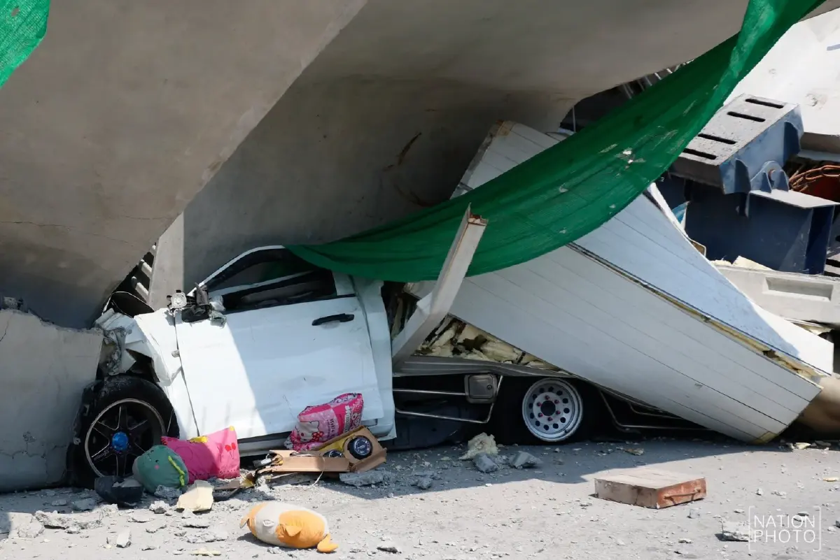 เครนถล่มพระราม 2 ล่าสุด ประมวลภาพโศกนาฏกรรมตายสลด