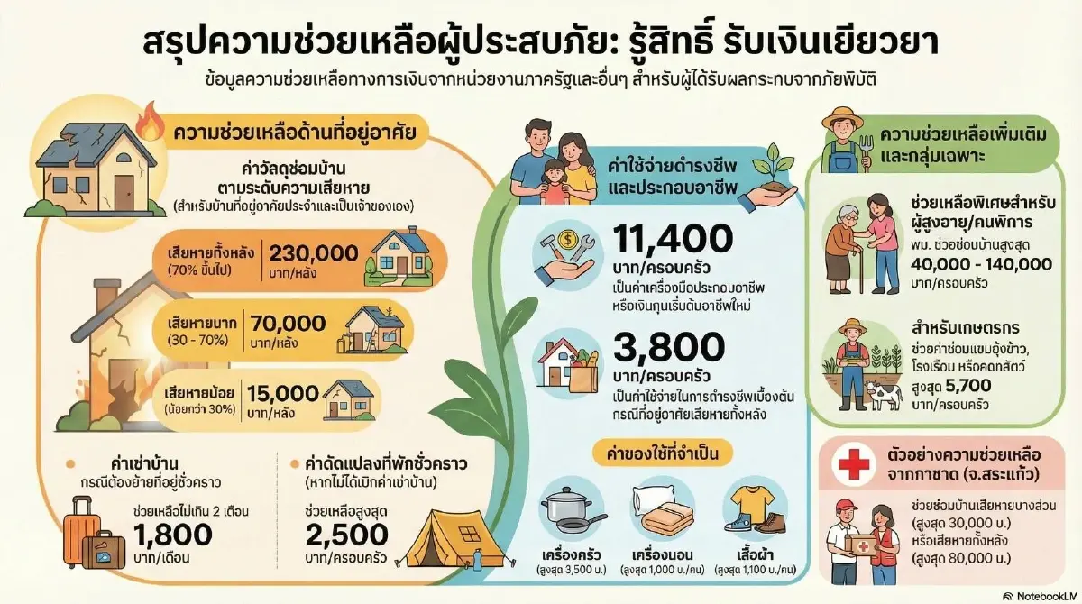 แจกเงิน 230,000 บาท เงินช่วยเหลือเงินเยียวยา เช็กเงื่อนไขรายละเอียด