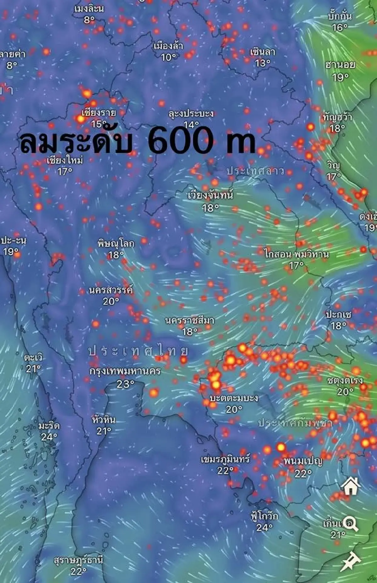 พิษฉลองปีใหม่ 2569 ค่าฝุ่นวันนี้ กรุงเทพ สภาพอากาศปิด ทำมลพิษสะสม
