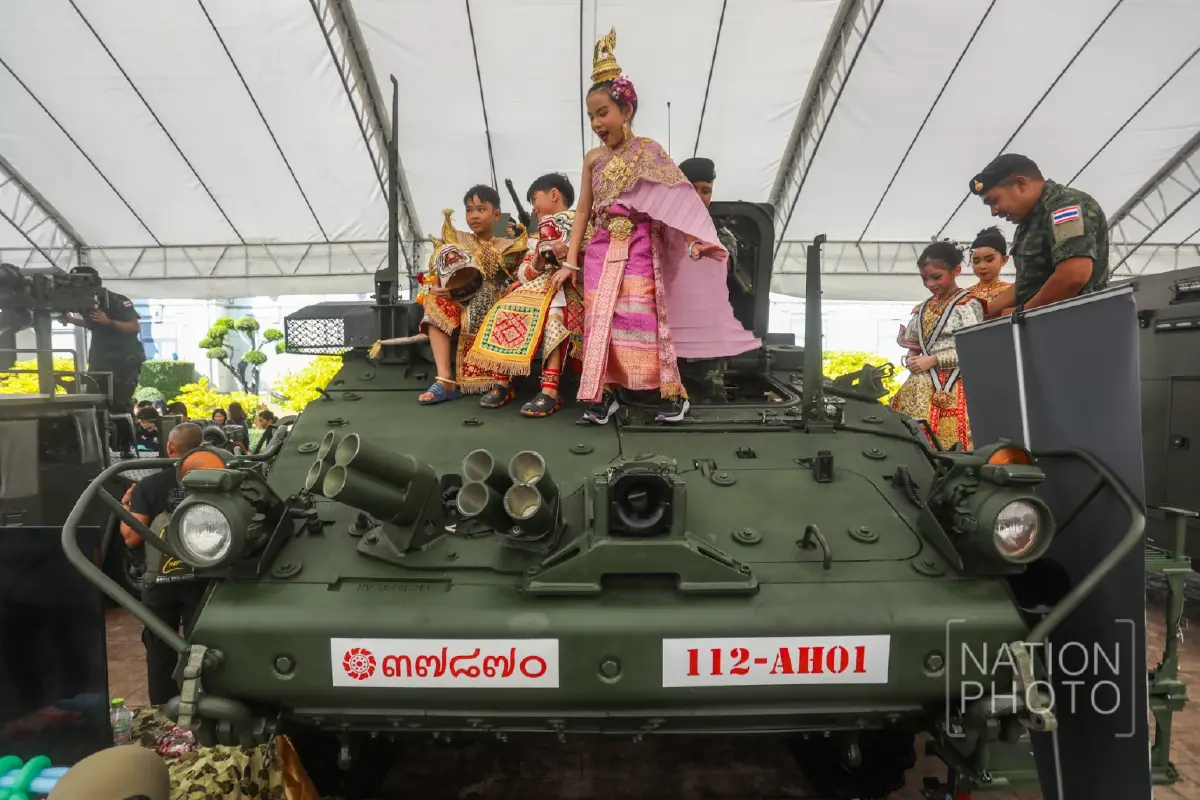 วันเด็ก ทบ. คึกคัก! จัดแสดงยุทโธปกรณ์ให้เด็กเรียนรู้ภารกิจ ปลูกฝังวินัยความรักชาติ