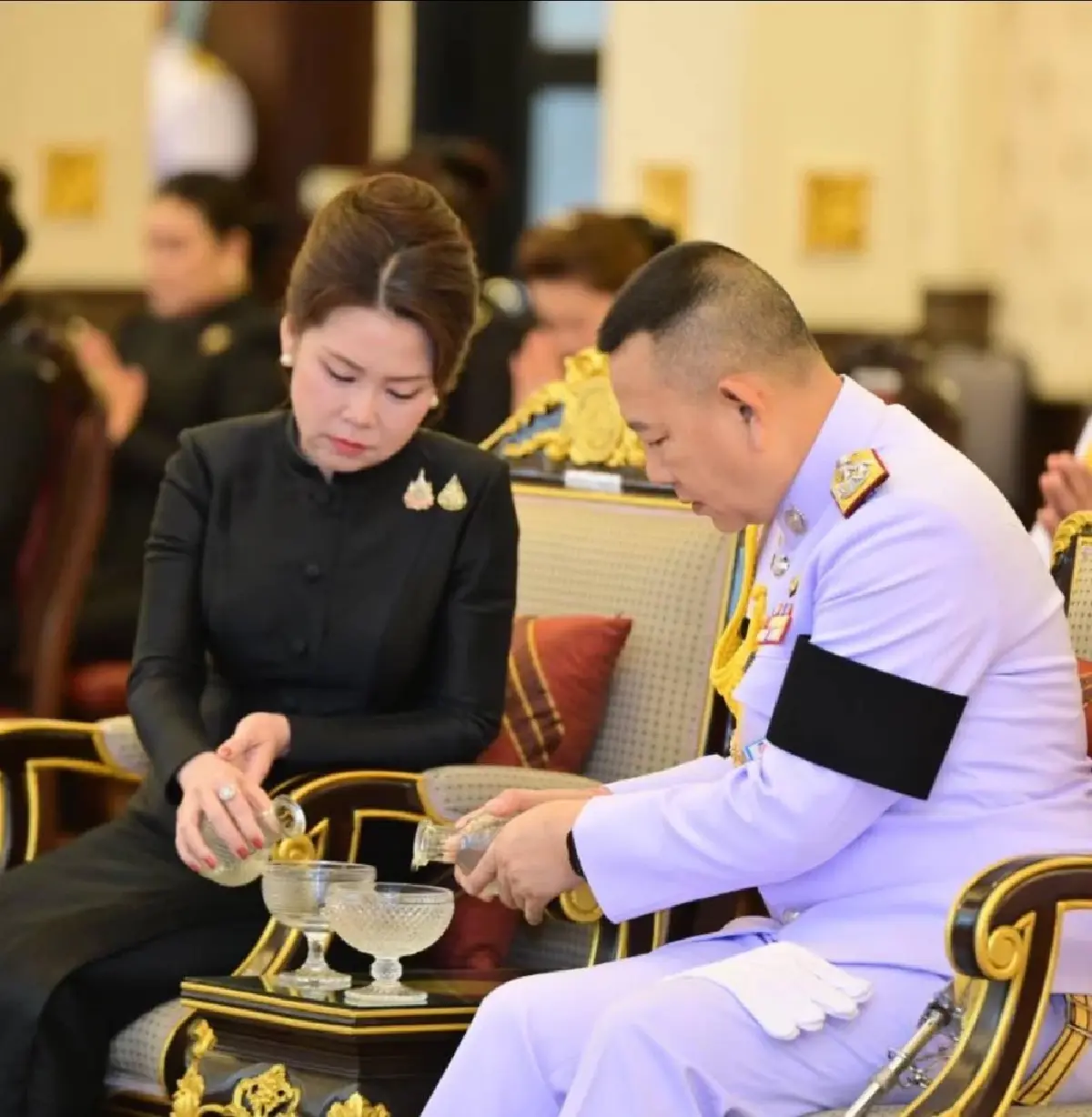 บำเพ็ญกุศลสตมวาร (100 วัน) ถวายเป็นพระราชกุศล พระบรมราชชนนีพันปีหลวง