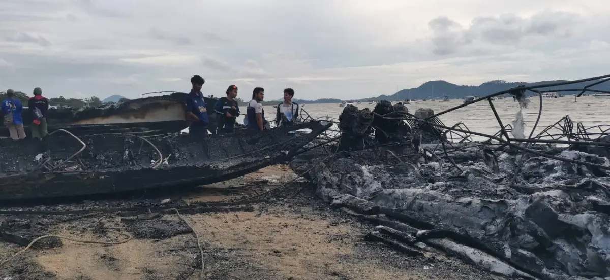 วอด 40 ล้าน สปีดโบ๊ท 24 ลำไฟไหม้ที่ภูเก็ต ผู้ว่าฯสั่งเร่งเยียวยา