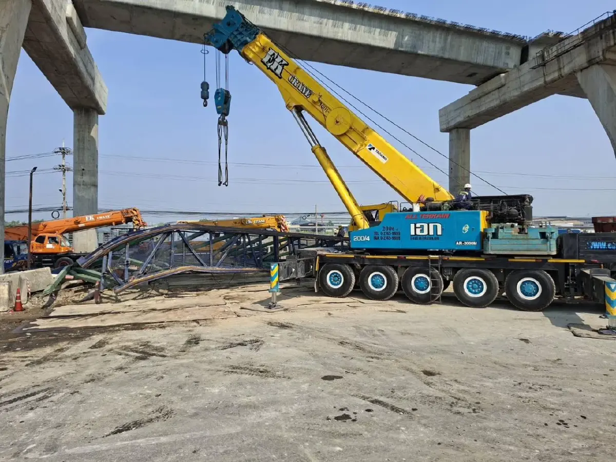 กรมทางหลวง รื้อคานเหล็ก M82 พระราม 2 สำเร็จ! เยียวยารายละ 1.7 ล้าน