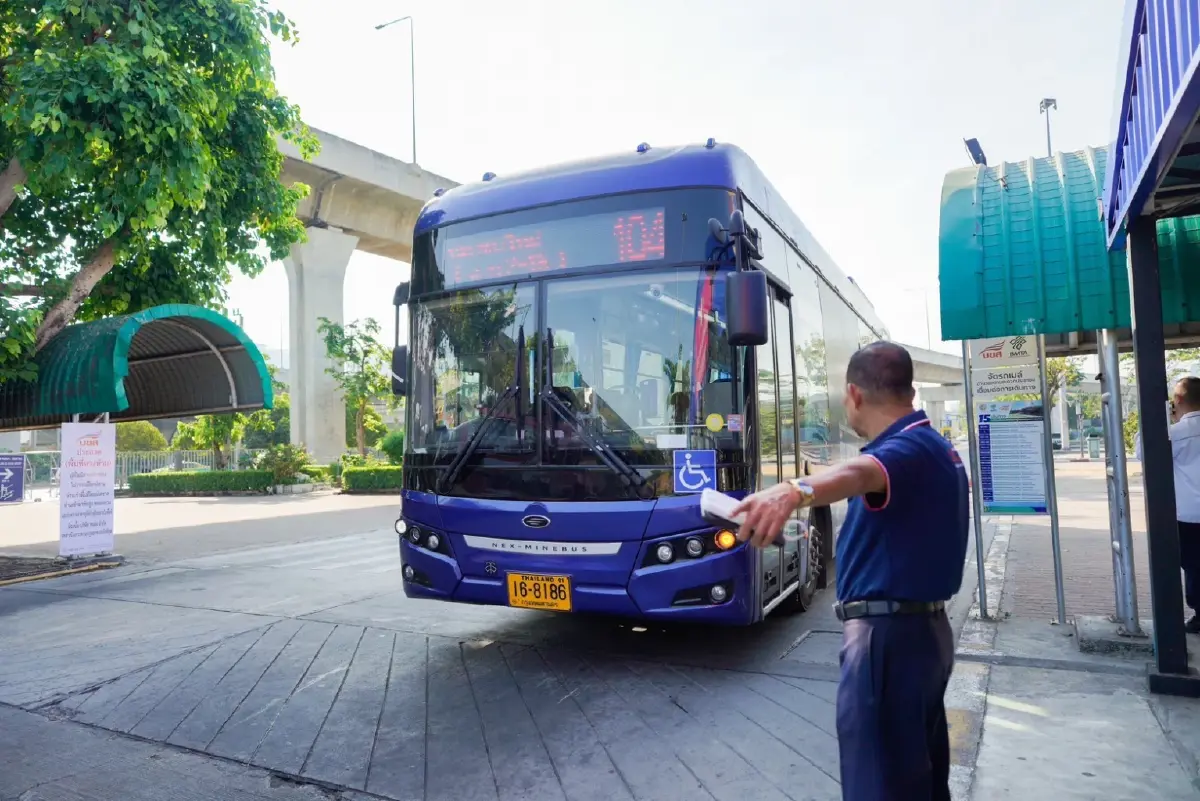 หมอชิต 2 โฉมใหม่! ต่อรถเมล์ไฟฟ้า 8 เส้นทาง ไร้รอยต่อ ลดฝุ่น PM 2.5