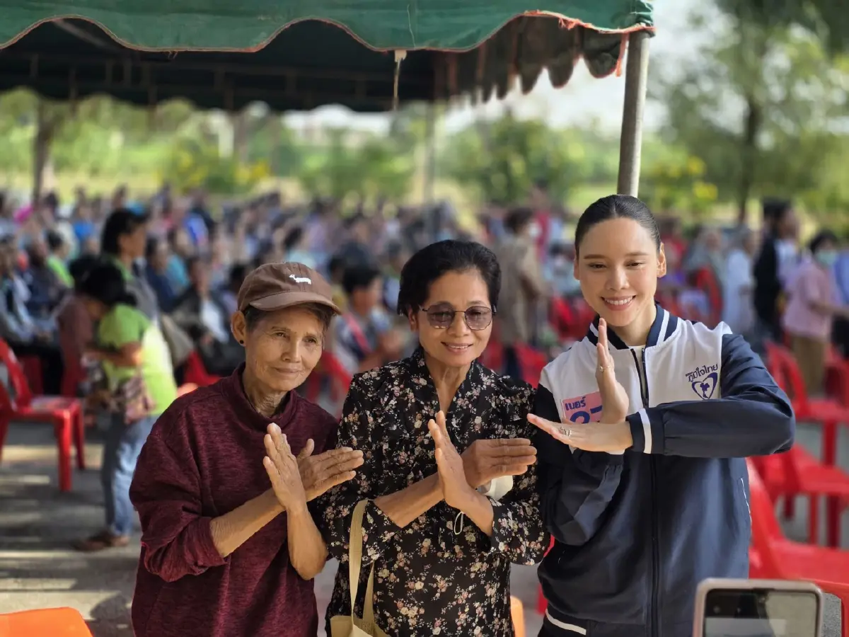 'ซาบีดา-ชาดา'  อ้อนคนอุทัยธานี กาทั้งคน-พรรค ได้คุณภาพชีวิต คนละครึ่งพลัส