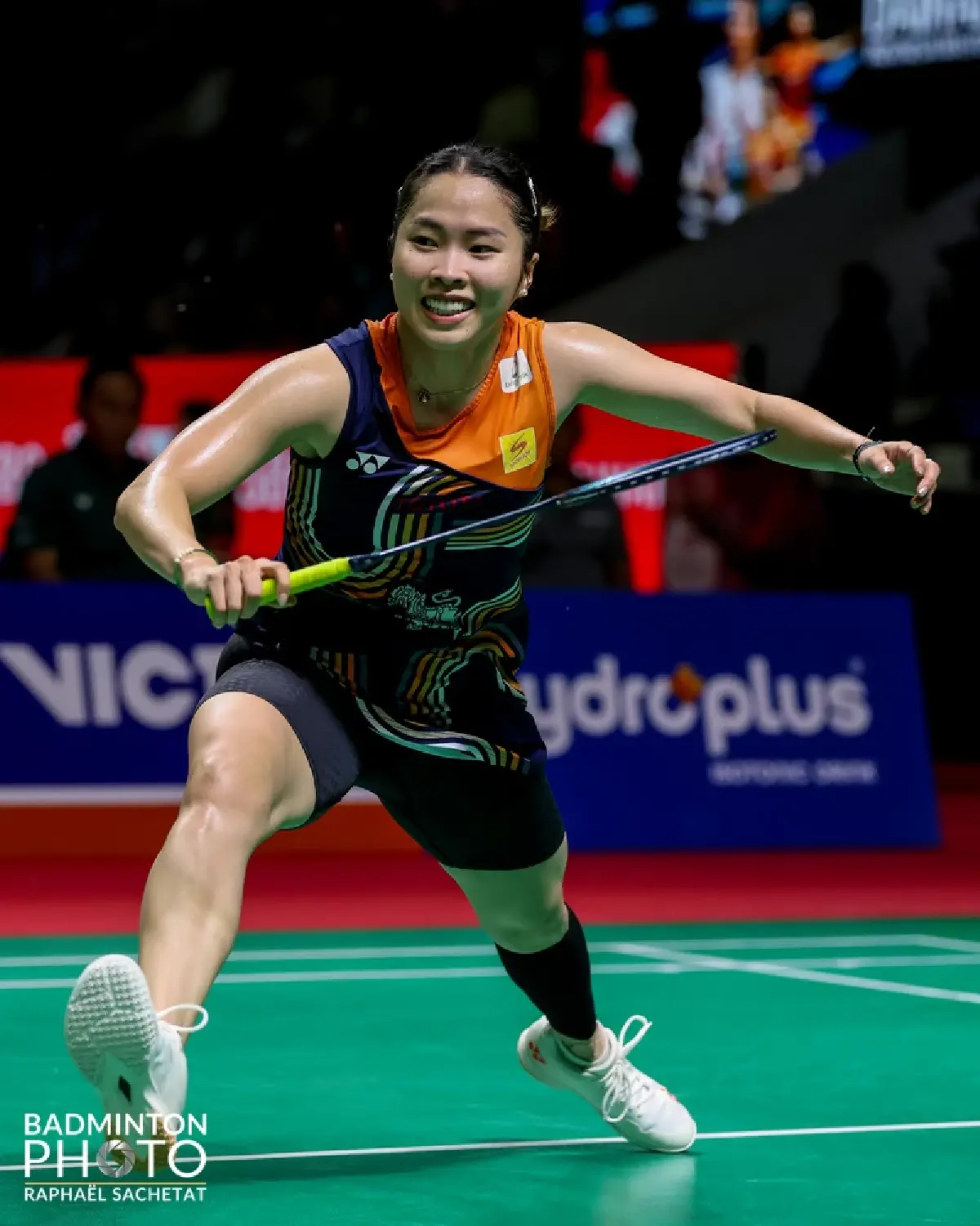 เม ศุภนิดา ลูกแบดพุ่งเข้าตา ขอรีไทร์ ส่ง เมย์ รัชนก ลิ่ว 8 คน Indonesia Masters