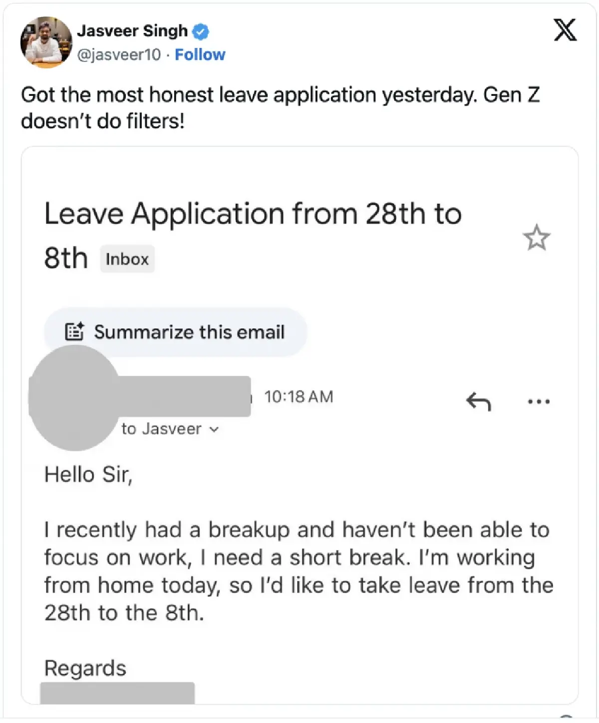 Gen Z ลางาน 12 วันเพราะอกหัก ‘Heartbreak Leave’ ฉีกกฎการลาแบบเดิมๆ
