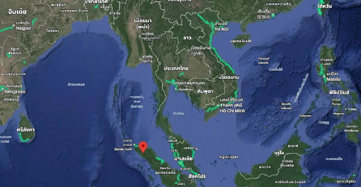 แผ่นดินไหวซ้ำ 2 ครั้ง สุมาตราเขย่าแรง สั่นสะเทือนใกล้ ภูเก็ต-สตูล