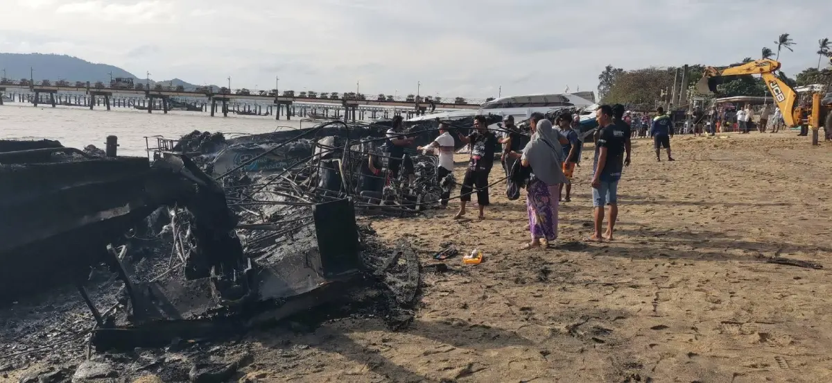 วอด 40 ล้าน สปีดโบ๊ท 24 ลำไฟไหม้ที่ภูเก็ต ผู้ว่าฯสั่งเร่งเยียวยา