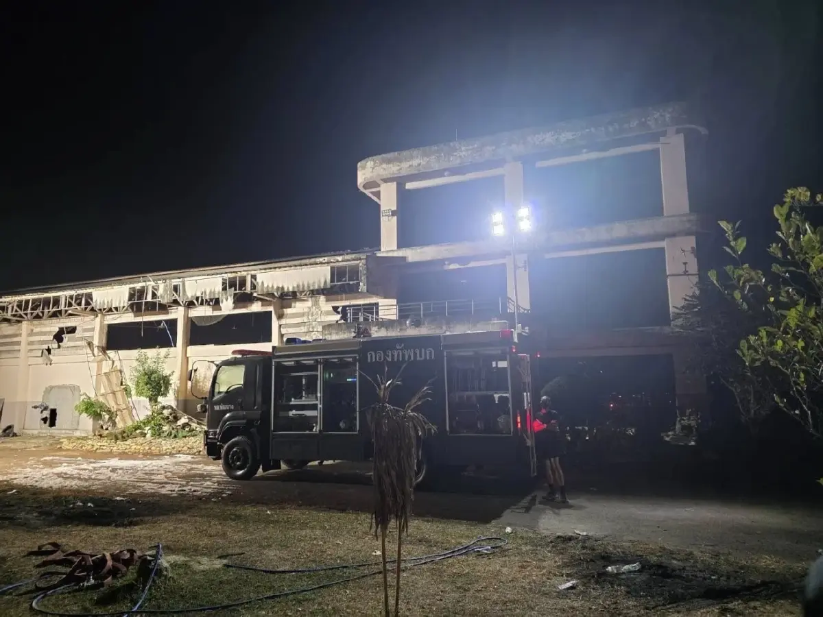 สรุปเหตุ ไฟไหม้โรงงานเคมีภัณฑ์ ผลิตยากันยุงทุกชนิด จ.ราชบุรี