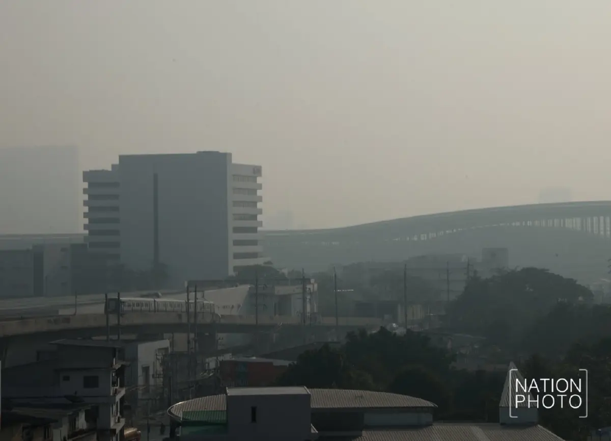 กรุงเทพฝุ่นเยอะไม่ไหว แดงเดือด ฝุ่นPM2.5 แรงมาก บางรัก-ลาดกระบัง