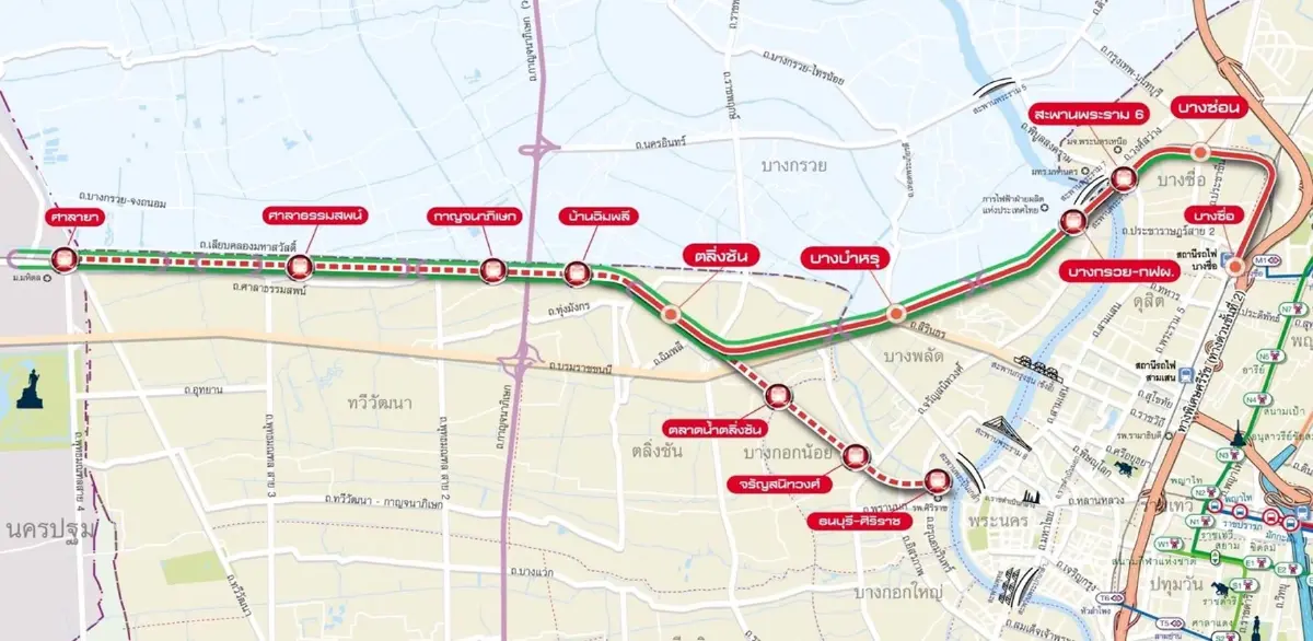 รฟท. อนุมัติ ก่อสร้างรถไฟสายสีแดงส่วนต่อขยาย เชื่อม 3 มหาวิทยาลัยดัง