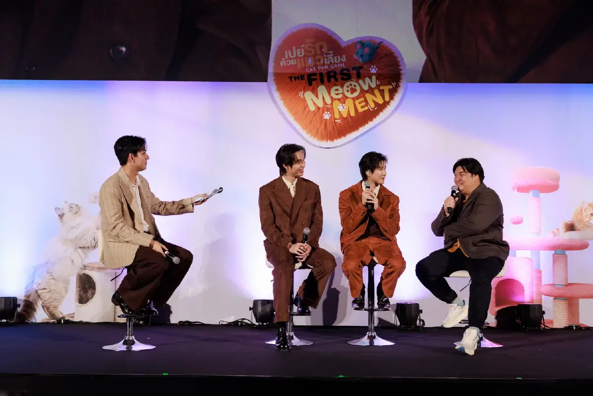 ‘เฟิร์ส-ข้าวตัง’ ชวนเติมแมว ชมซีรีส์ตอนแรกใน ‘เปย์รักด้วยแมวเลี้ยง THE FIRST MeOwMENT’
