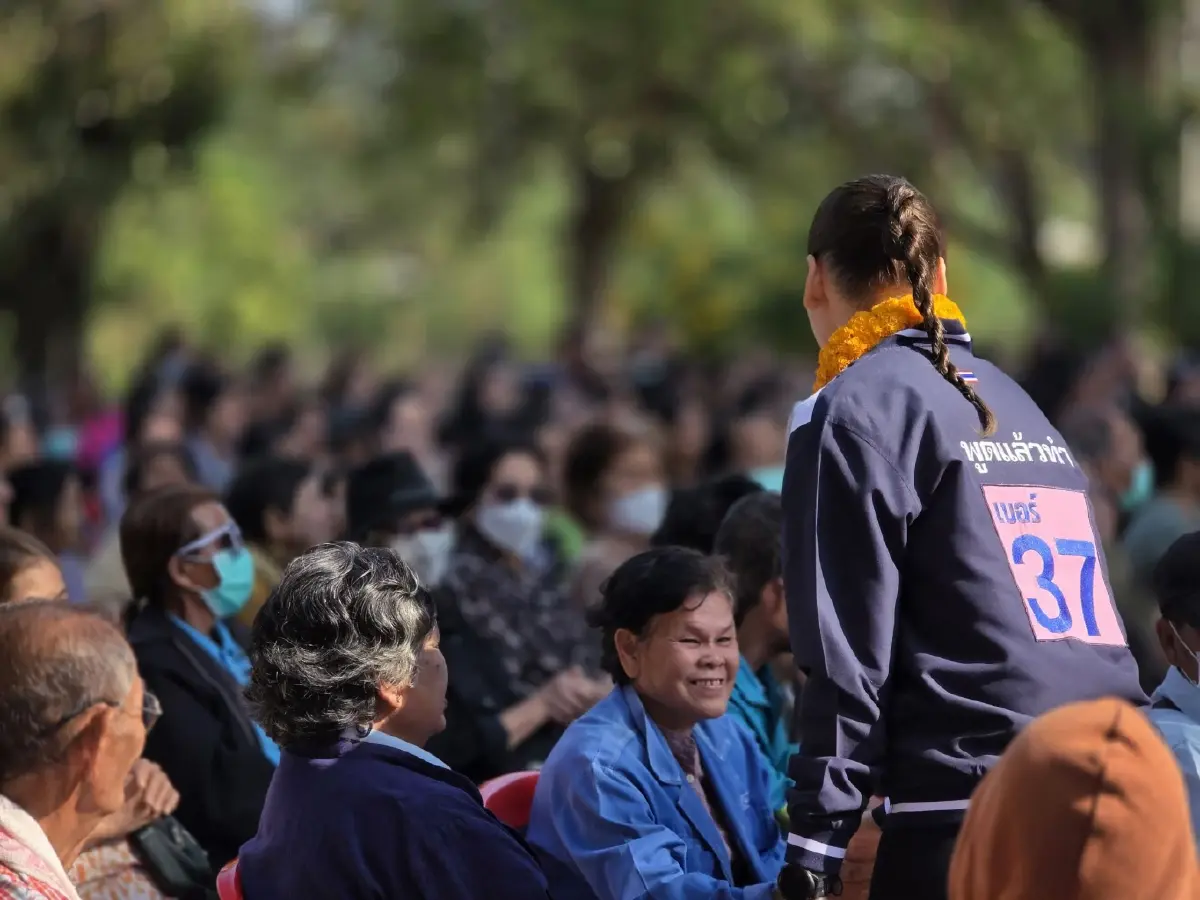 'ซาบีดา-ชาดา'  อ้อนคนอุทัยธานี กาทั้งคน-พรรค ได้คุณภาพชีวิต คนละครึ่งพลัส